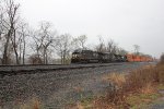 NS 4398 leading train 267 west through Cove PA